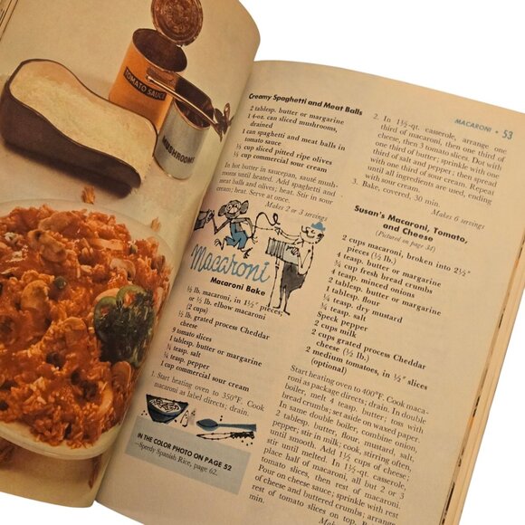 1958 Egg Cheese Spaghetti Rice Recipe Booklet Retro Cookbook Good Housekeeping - Picture 9 of 16